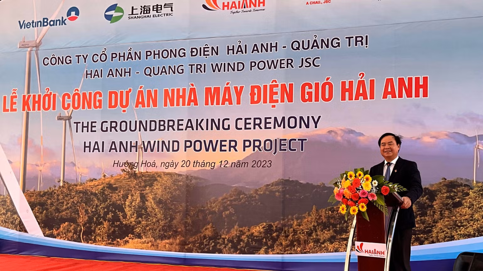 Chủ tịch Ủy ban nhân dân tỉnh Quảng Trị Võ Văn Hưng phát biểu tại sự kiện.