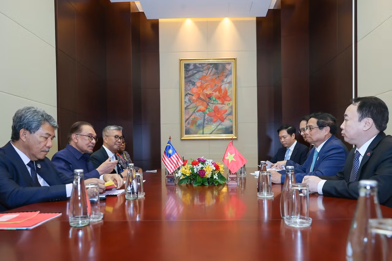 Thủ tướng Chính phủ Phạm Minh Chính hội kiến Thủ tướng Malaysia Anwar Ibrahim (Ảnh: Nhật Bắc/VGP). Thủ tướng Chính phủ Phạm Minh Chính hội kiến Thủ tướng Malaysia Anwar Ibrahim (Ảnh: Nhật Bắc/VGP).