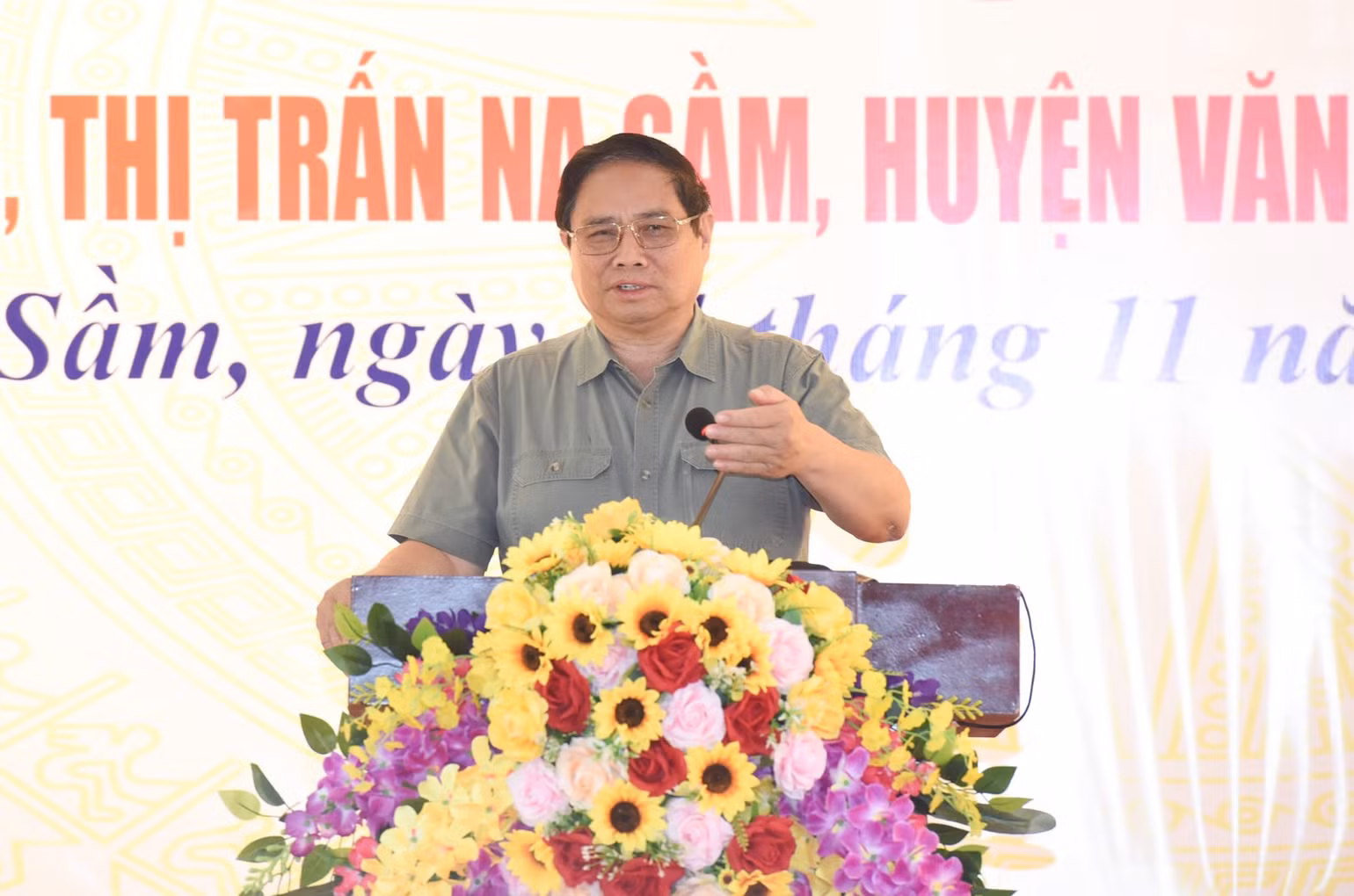 Thủ tướng Phạm Minh Chính phát biểu ý kiến tại Ngày hội Đại đoàn kết toàn dân tộc. (Ảnh: Trần Hải) Thủ tướng Phạm Minh Chính phát biểu ý kiến tại Ngày hội Đại đoàn kết toàn dân tộc. (Ảnh: Trần Hải)