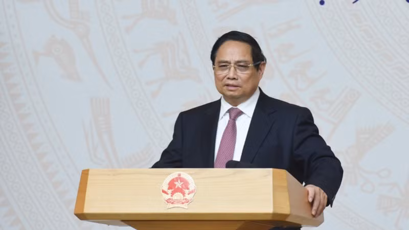Thủ tướng Phạm Minh Chính phát biểu ý kiến tại Hội nghị (Ảnh: TRẦN HẢI). Thủ tướng Phạm Minh Chính phát biểu ý kiến tại Hội nghị (Ảnh: TRẦN HẢI).