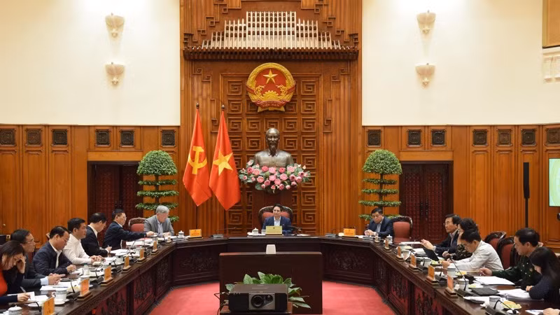 Quang cảnh cuộc họp. (Ảnh: TRẦN HẢI)