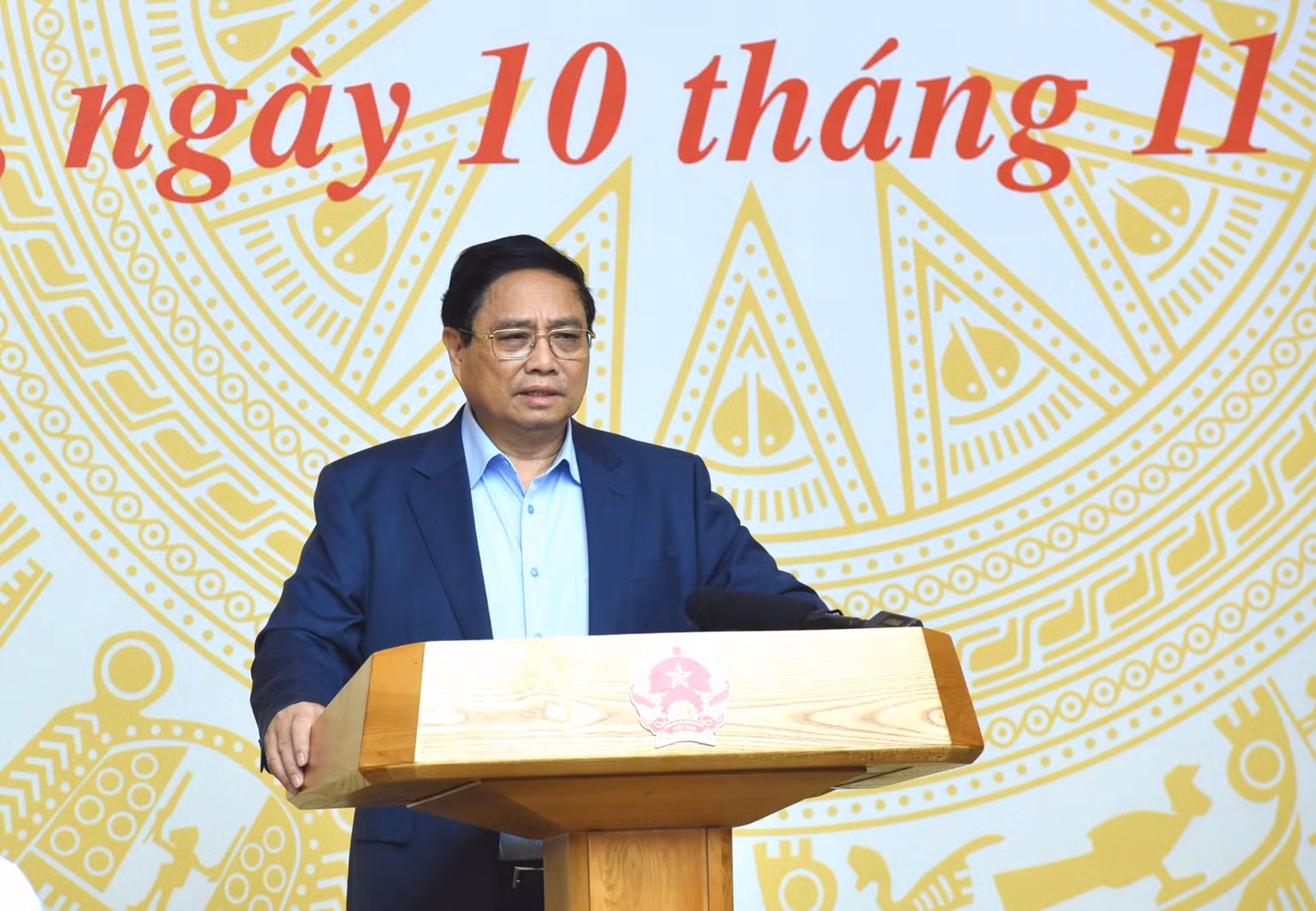 Thủ tướng Phạm Minh Chính phát biểu ý kiến tại Phiên họp thứ nhất Ban Chỉ đạo. (Ảnh: Trần Hải). Thủ tướng Phạm Minh Chính phát biểu ý kiến tại Phiên họp thứ nhất Ban Chỉ đạo. (Ảnh: Trần Hải).