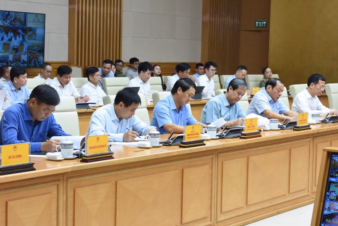 Lãnh đạo các bộ, ngành tham dự Hội nghị. (Ảnh: Trần Hải) Lãnh đạo các bộ, ngành tham dự Hội nghị. (Ảnh: Trần Hải)