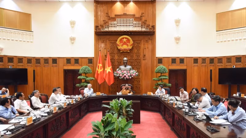 Quang cảnh cuộc họp. (Ảnh: TRẦN HẢI)