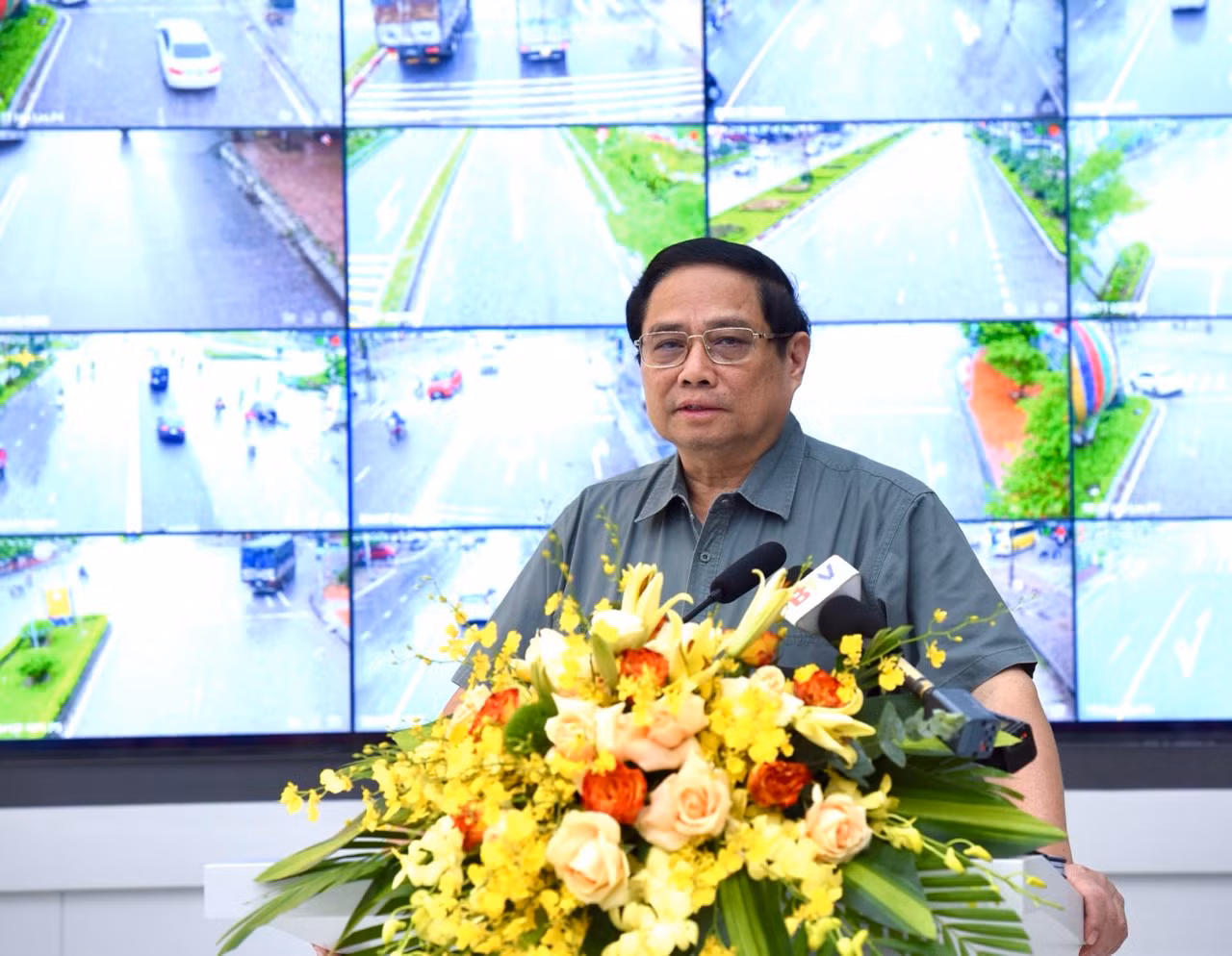 Thủ tướng Phạm Minh Chính phát biểu ý kiến tại Hội nghị. (Ảnh: Trần Hải)