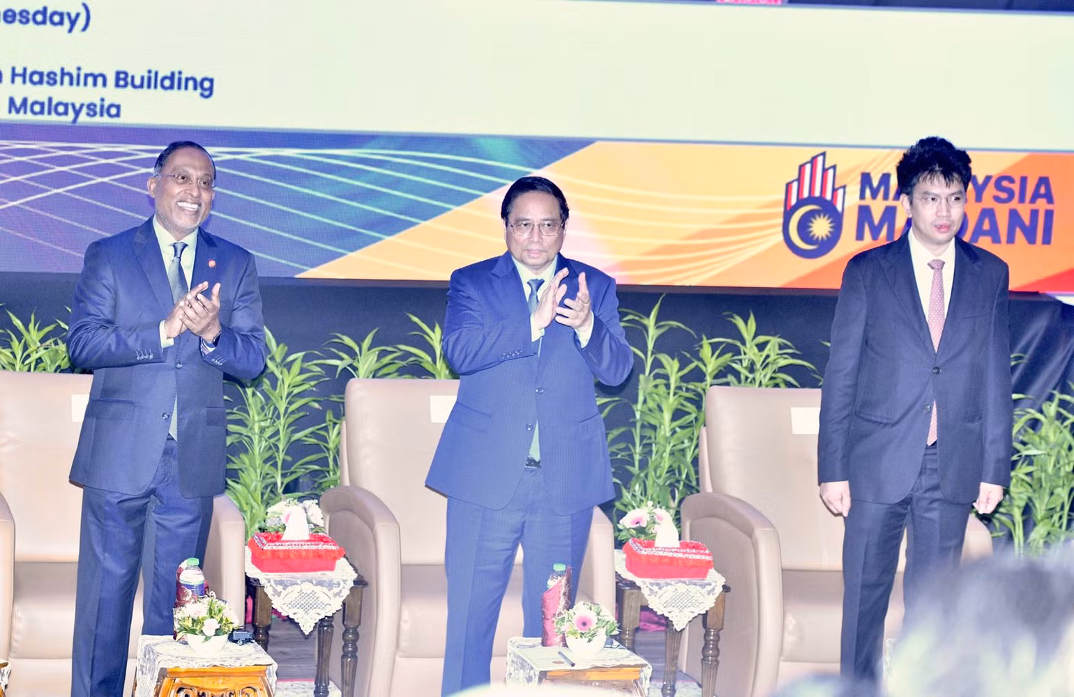 Thủ tướng Phạm Minh Chính tới thăm và phát biểu chính sách tại Đại học Quốc gia Malaysia. (Ảnh: THANH GIANG) Thủ tướng Phạm Minh Chính tới thăm và phát biểu chính sách tại Đại học Quốc gia Malaysia. (Ảnh: THANH GIANG)
