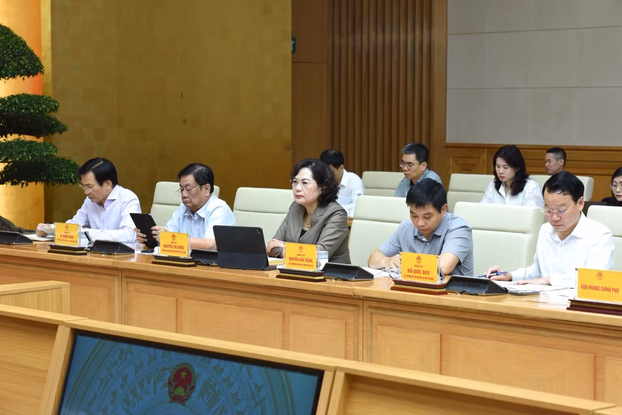Đại diện lãnh đạo các bộ, ngành Trung ương tham dự Hội nghị (Ảnh: Trần Hải).