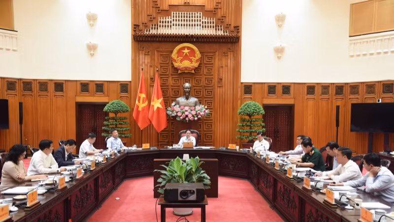Quang cảnh cuộc họp. (Ảnh: TRẦN HẢI)