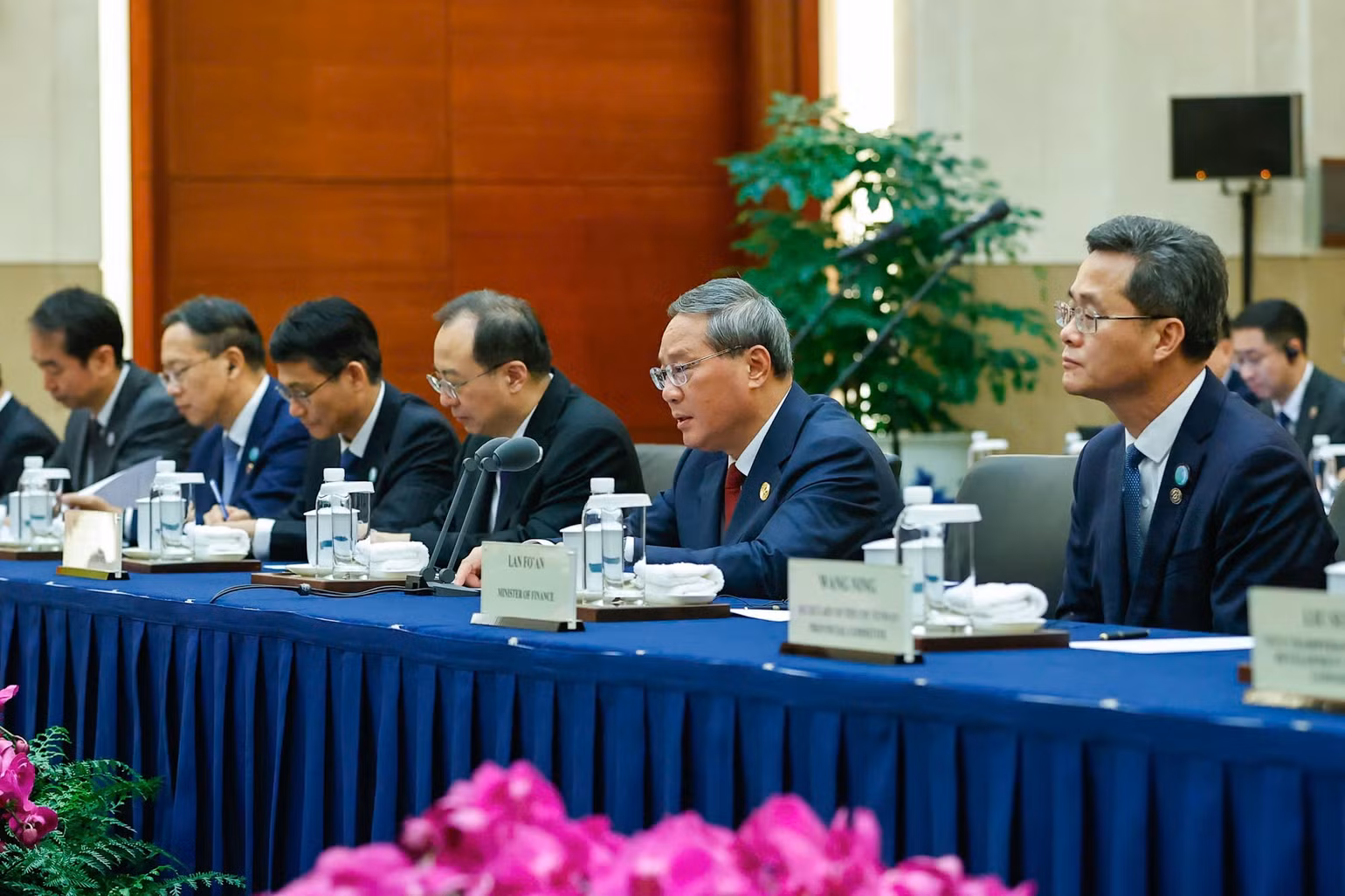 Thủ tướng Trung Quốc Lý Cường phát biểu ý kiến tại Hội đàm. (Ảnh: Nhật Bắc/VGP) Thủ tướng Trung Quốc Lý Cường phát biểu ý kiến tại Hội đàm. (Ảnh: Nhật Bắc/VGP)