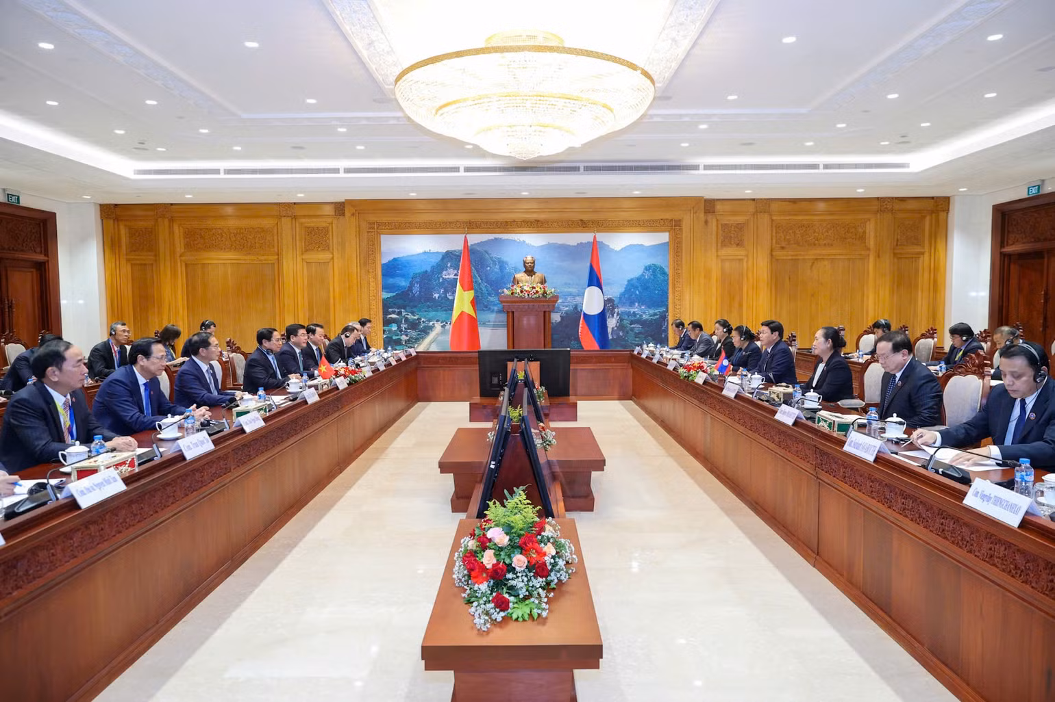 Quang cảnh buổi hội kiến. (Ảnh: Nhật Bắc - VGP) Quang cảnh buổi hội kiến. (Ảnh: Nhật Bắc - VGP)