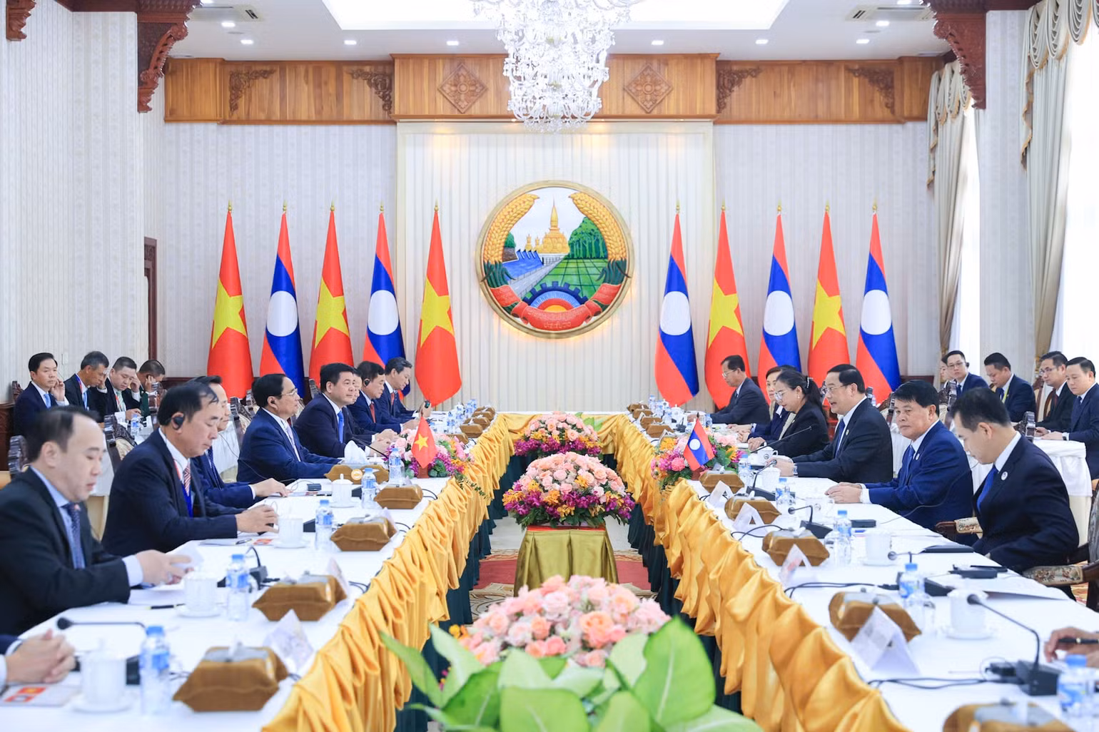 Quang cảnh cuộc gặp. (Ảnh: Nhật Bắc - VGP)