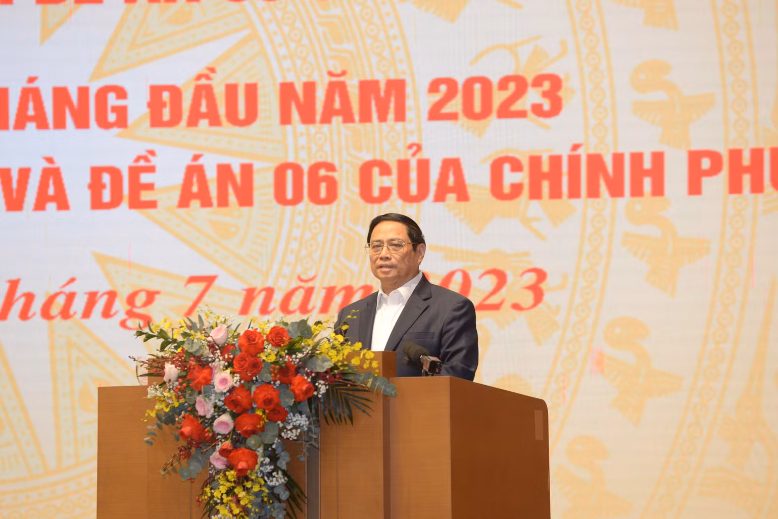 Thủ tướng Phạm Minh Chính phát biểu ý kiến khai mạc. Thủ tướng Phạm Minh Chính phát biểu ý kiến khai mạc.