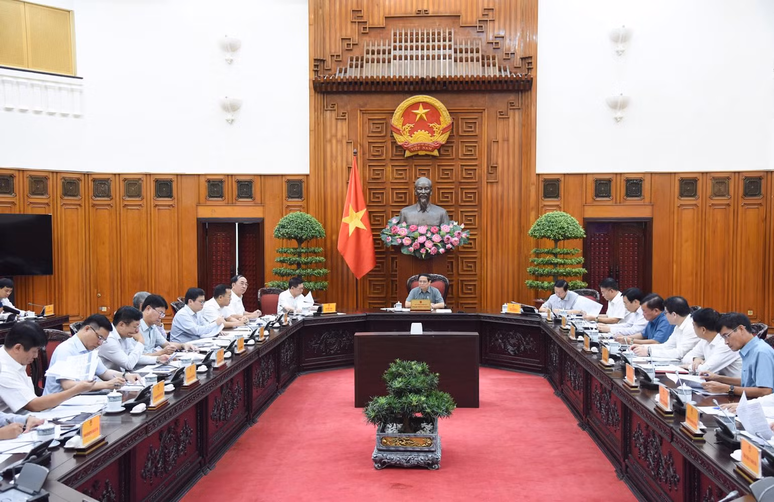 Quang cảnh cuộc họp (Ảnh: Trần Hải).