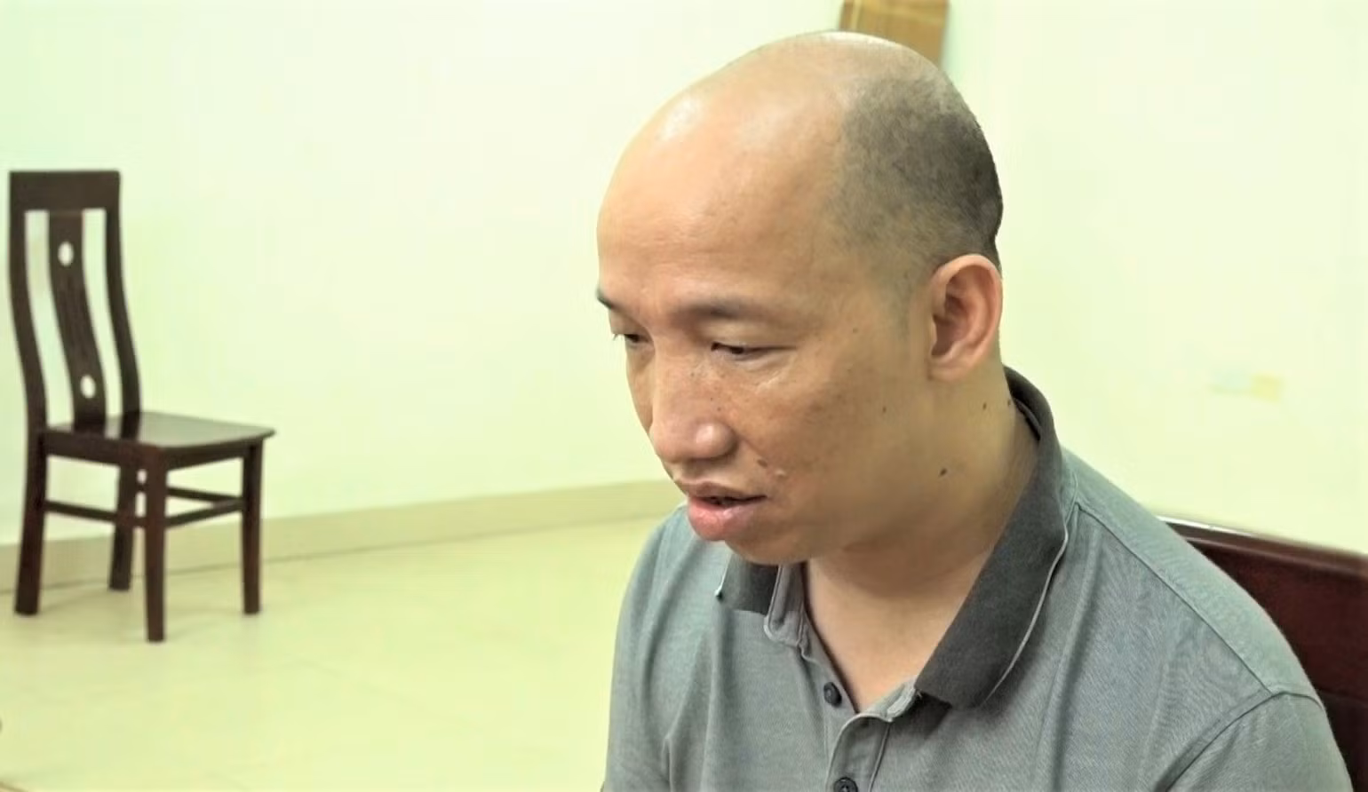 Đối tượng cầm đầu đường dây Hoàng Thế Vinh.