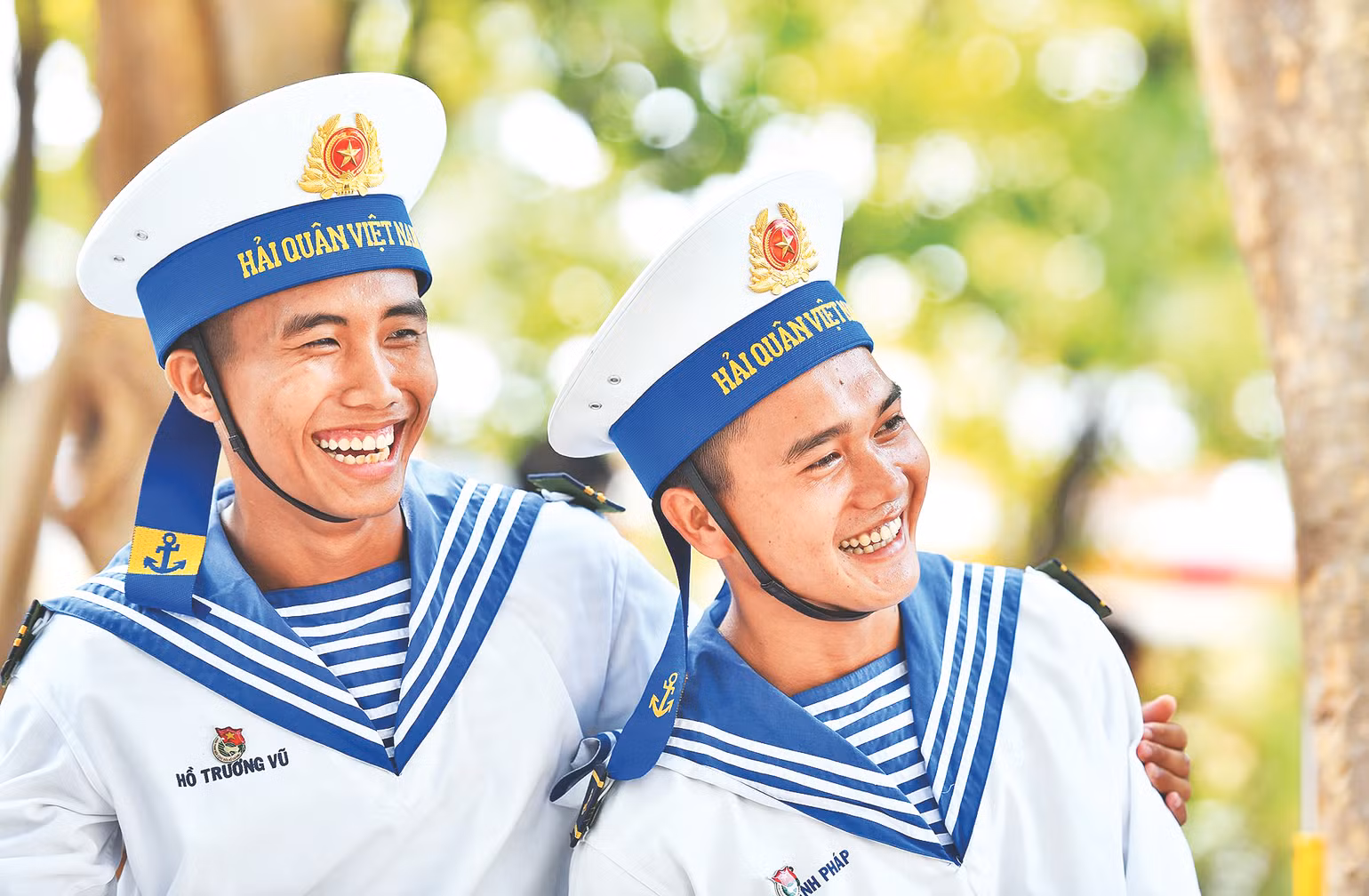 Nụ cười chiến sĩ hải quân Trường Sa.