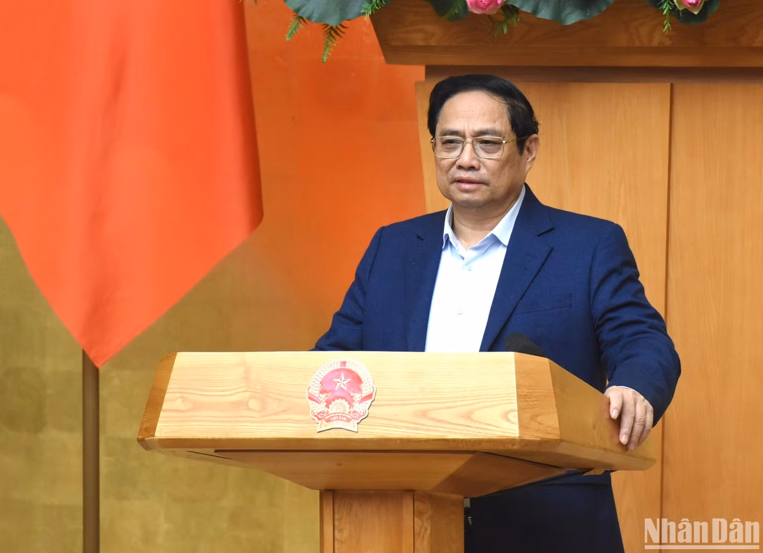 Thủ tướng Phạm Minh Chính phát biểu chỉ đạo. Thủ tướng Phạm Minh Chính phát biểu chỉ đạo.