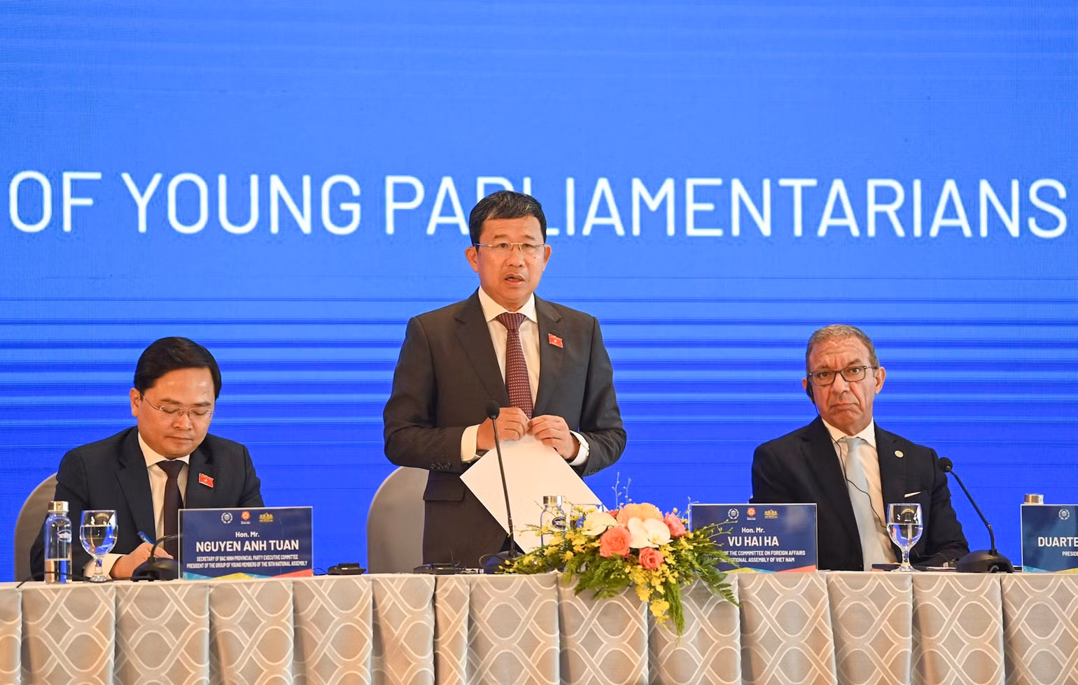 Ông Vũ Hải Hà phát biểu tại buổi họp báo. (Ảnh: DUY LINH) Ông Vũ Hải Hà phát biểu tại buổi họp báo. (Ảnh: DUY LINH)