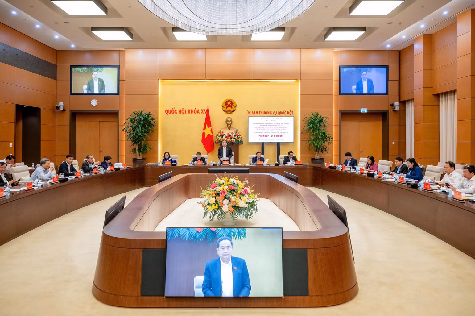 Quang cảnh phiên họp tại Nhà Quốc hội.