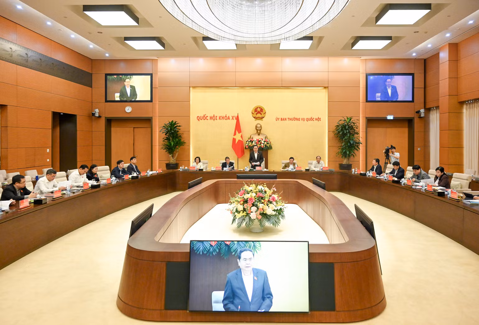 Quang cảnh cuộc họp tại Nhà Quốc hội. (Ảnh: Duy Linh) Quang cảnh cuộc họp tại Nhà Quốc hội. (Ảnh: Duy Linh)