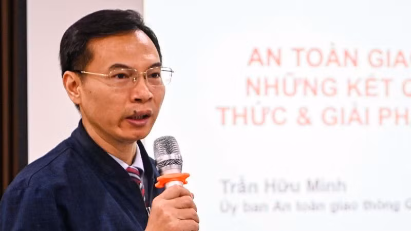 Tiến sĩ Trần Hữu Minh, Chánh Văn phòng Ủy ban An toàn giao thông Quốc gia.