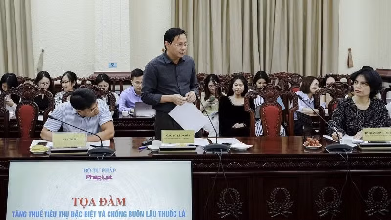 Ông Hồ Lê Nghĩa, Chủ tịch Hiệp hội Thuốc lá Việt Nam.