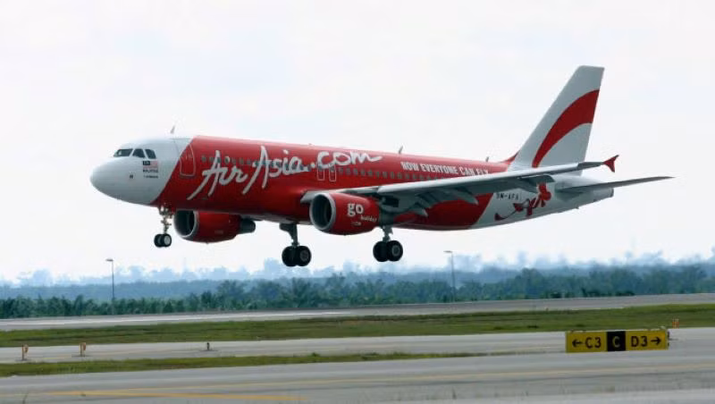 Máy bay của hãng Air Asia. (Ảnh minh họa) Máy bay của hãng Air Asia. (Ảnh minh họa)