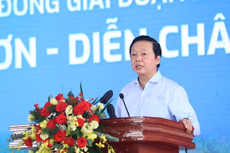 Phó Thủ tướng Trần Hồng Hà phát biểu tại lễ khánh thành. Phó Thủ tướng Trần Hồng Hà phát biểu tại lễ khánh thành.