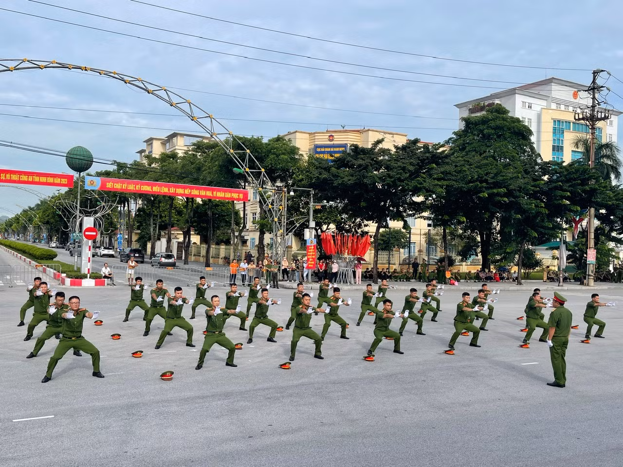 Các đơn vị tham gia hội thi năm 2023 khá đồng đều về chất lượng. (Ảnh: Xuân Trường)