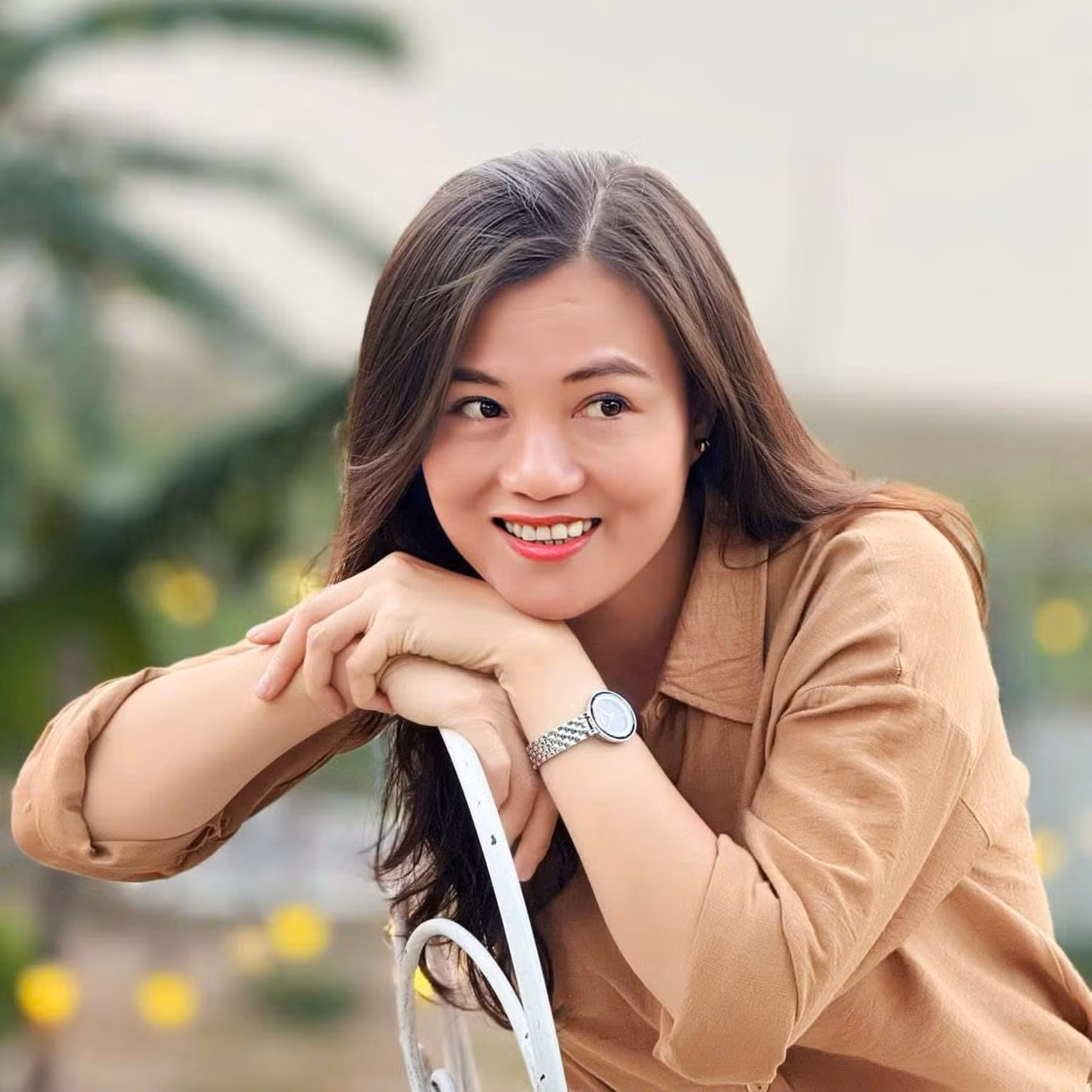 Biên kịch Tiểu Linh - người đã dành nhiều tâm huyết, cảm xúc cho phim.