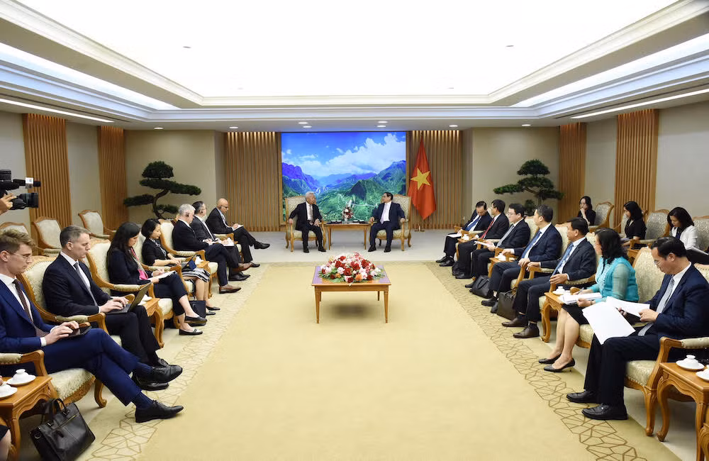 Quang cảnh buổi tiếp Quang cảnh buổi tiếp