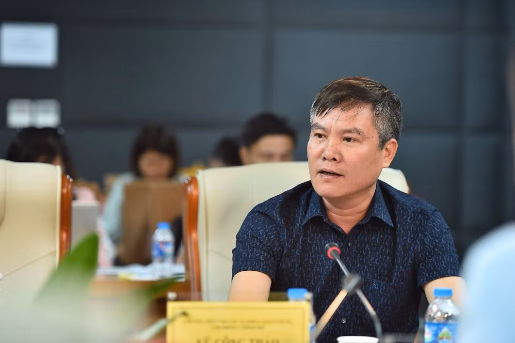 Ông Vũ Công Thảo, Chuyên viên cao cấp Vụ Khoa giáo văn xã, Văn phòng Chính phủ phát biểu. Ông Vũ Công Thảo, Chuyên viên cao cấp Vụ Khoa giáo văn xã, Văn phòng Chính phủ phát biểu.