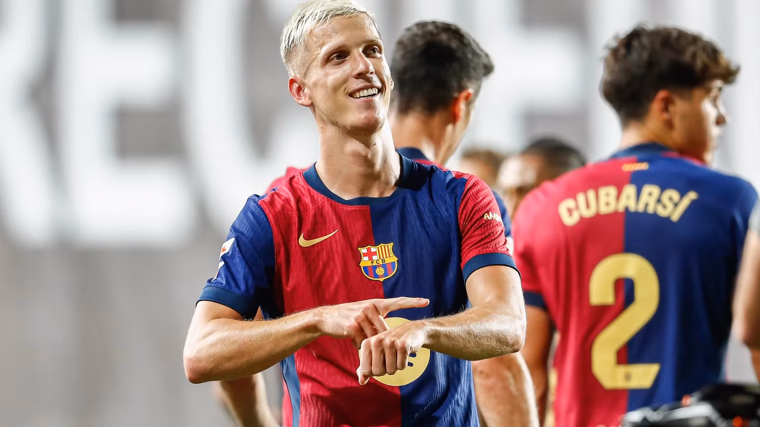 Thời của Dani Olmo đã tới. (Ảnh: Getty)