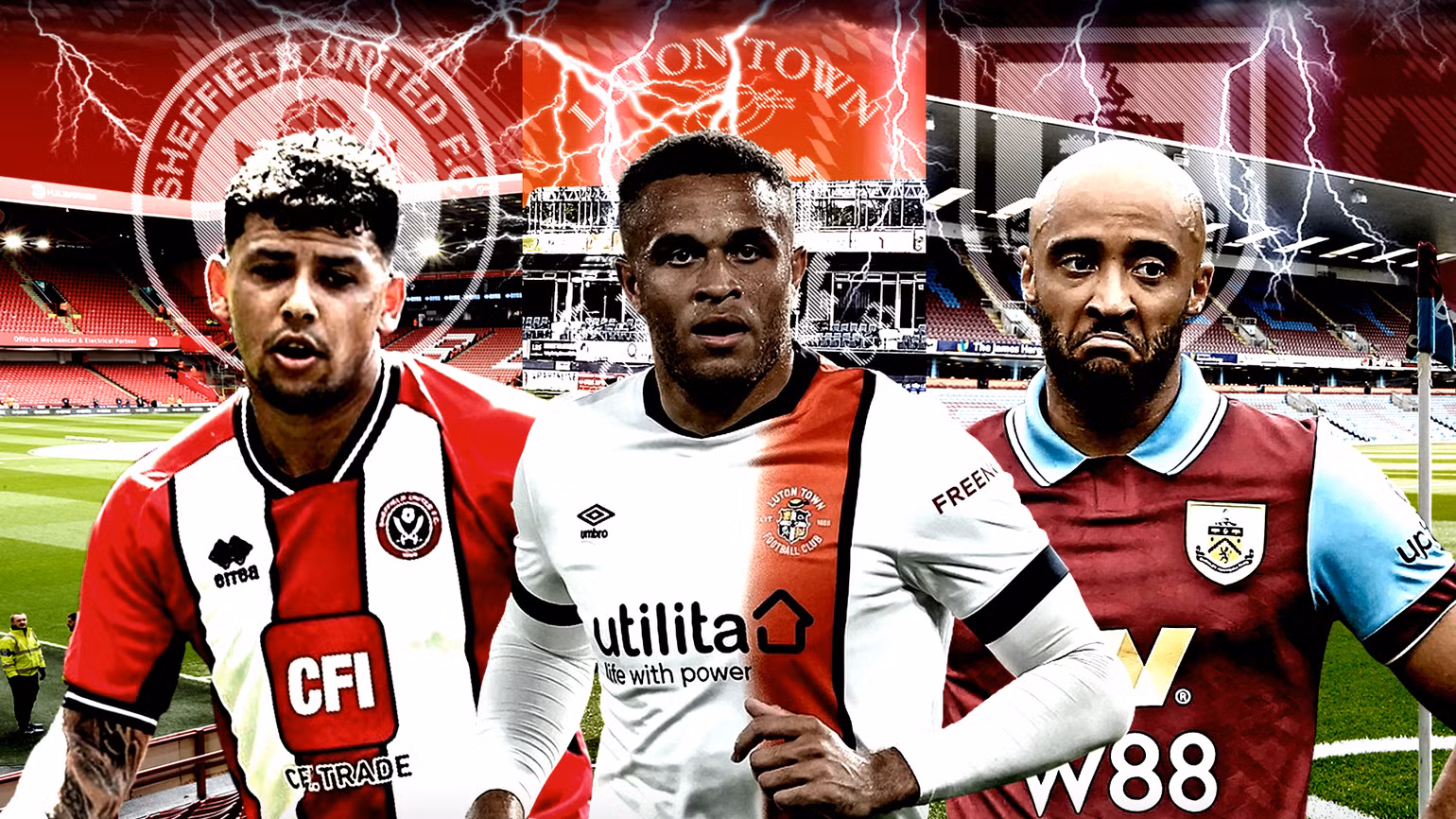 Cả Sheffield, Burnley và Luton đều phải trở lại Championship chỉ sau một mùa giải. Cả Sheffield, Burnley và Luton đều phải trở lại Championship chỉ sau một mùa giải.