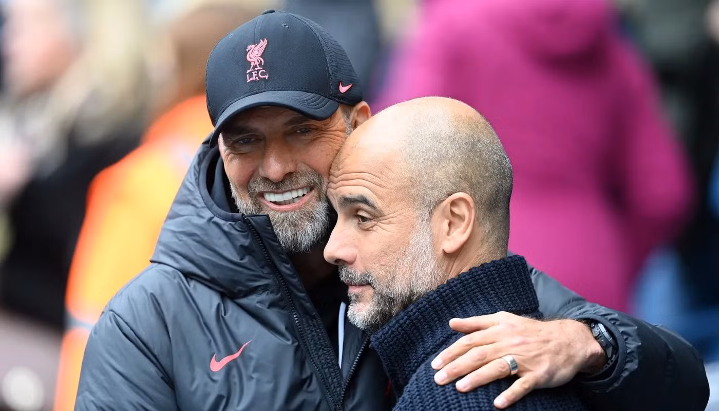 Sự tôn trọng giữa Jurgen Klopp và Pep Guardiola. (Ảnh: Premier League) Sự tôn trọng giữa Jurgen Klopp và Pep Guardiola. (Ảnh: Premier League)