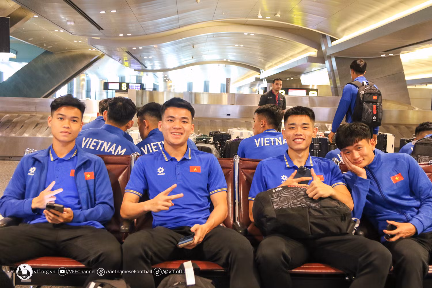 Các thành viên đội tuyển U23 Việt Nam bước vào hành trình mới. (Ảnh: VFF) Các thành viên đội tuyển U23 Việt Nam bước vào hành trình mới. (Ảnh: VFF)
