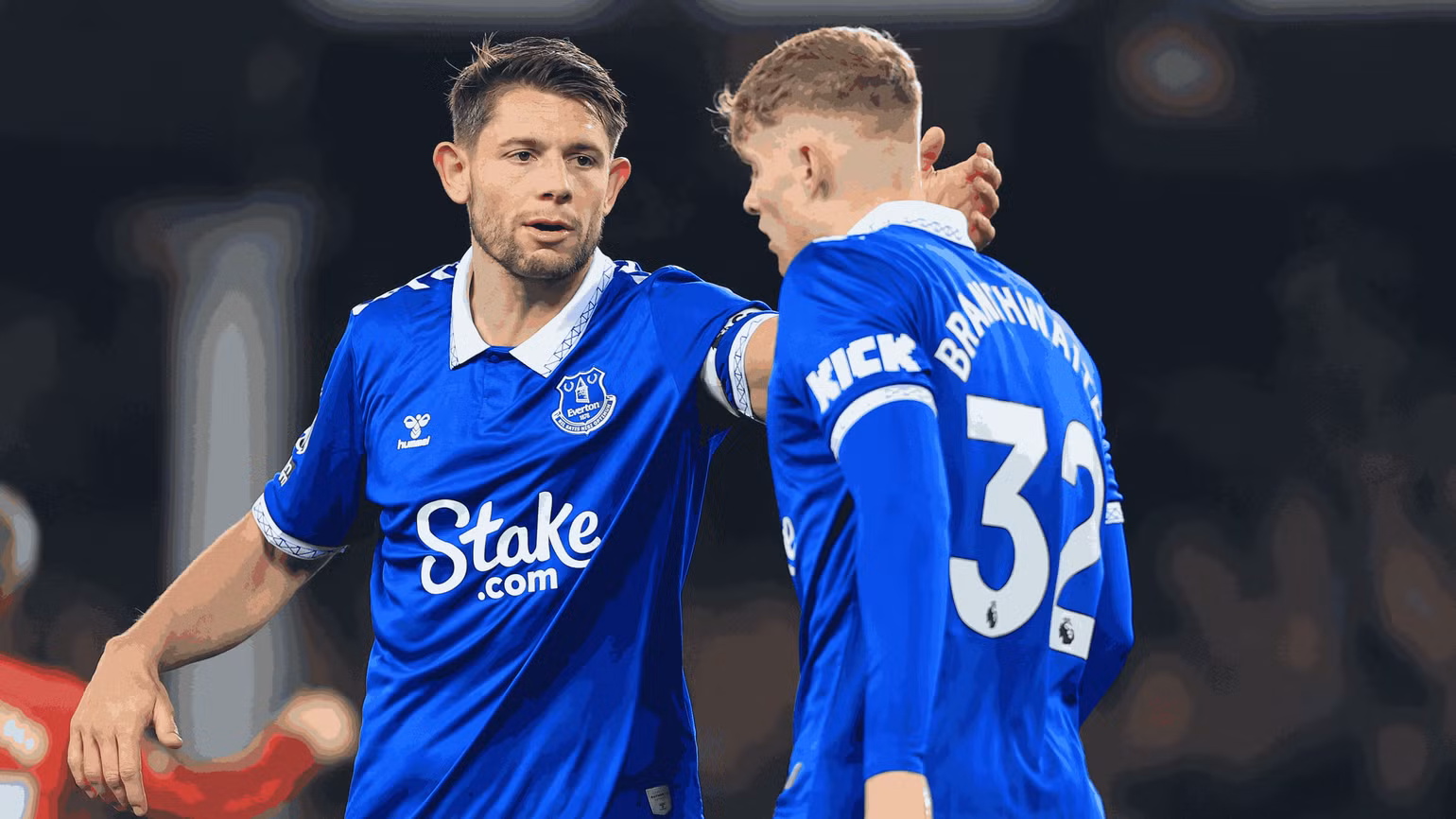 Tarkowski và Branthwaite là “cặp bài trùng” nơi hàng thủ The Toffees. (Ảnh: Everton Football Club) Tarkowski và Branthwaite là “cặp bài trùng” nơi hàng thủ The Toffees. (Ảnh: Everton Football Club)