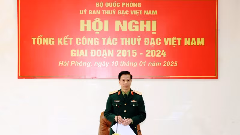 Trung tướng Nguyễn Trọng Bình: Tiếp tục nâng cao năng lực ngành thủy đạc Việt Nam.