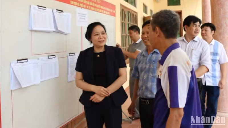 Các địa phương trong tỉnh tập trung chỉ đạo, tổ chức tốt hoạt động lấy ý kiến cử tri.