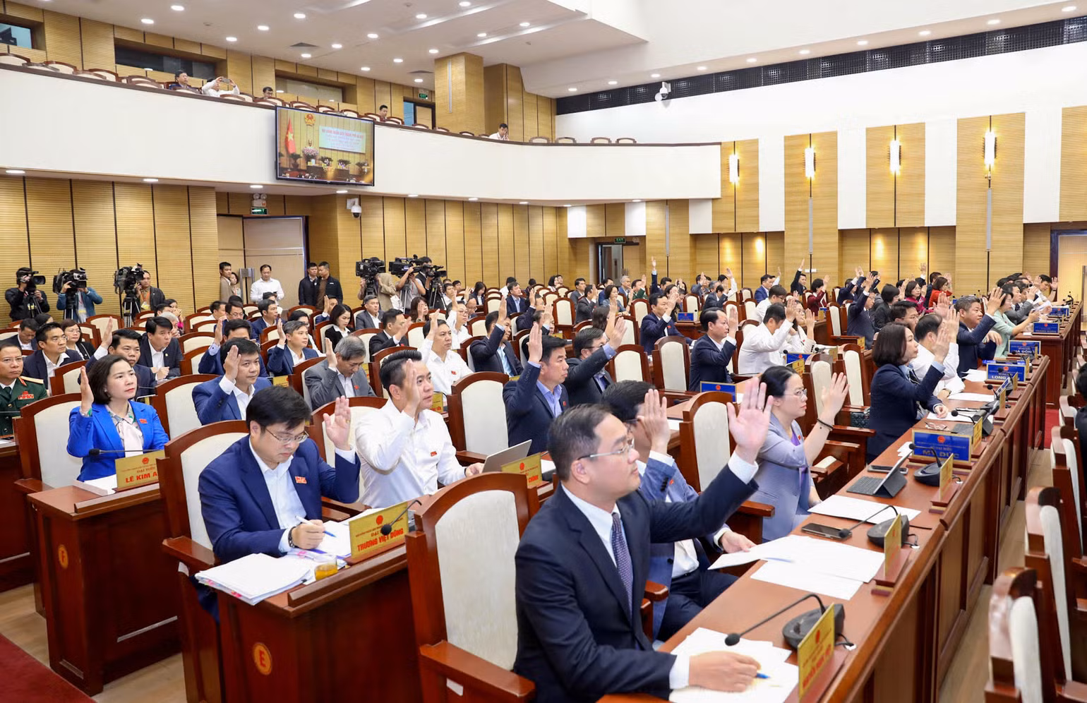 Các đại biểu tại kỳ họp.(Ảnh Duy Linh) Các đại biểu tại kỳ họp.(Ảnh Duy Linh)