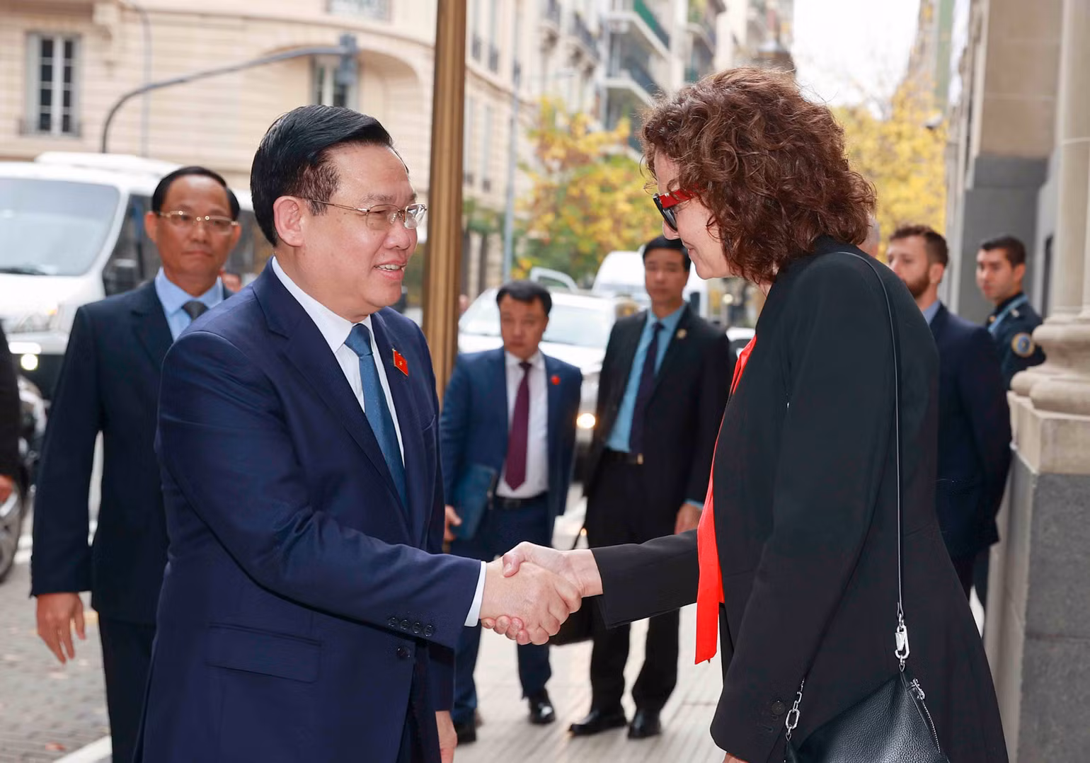 Chủ tịch Quốc hội Vương Đình Huệ đến dự Diễn đàn doanh nghiệp Việt Nam-Argentina.