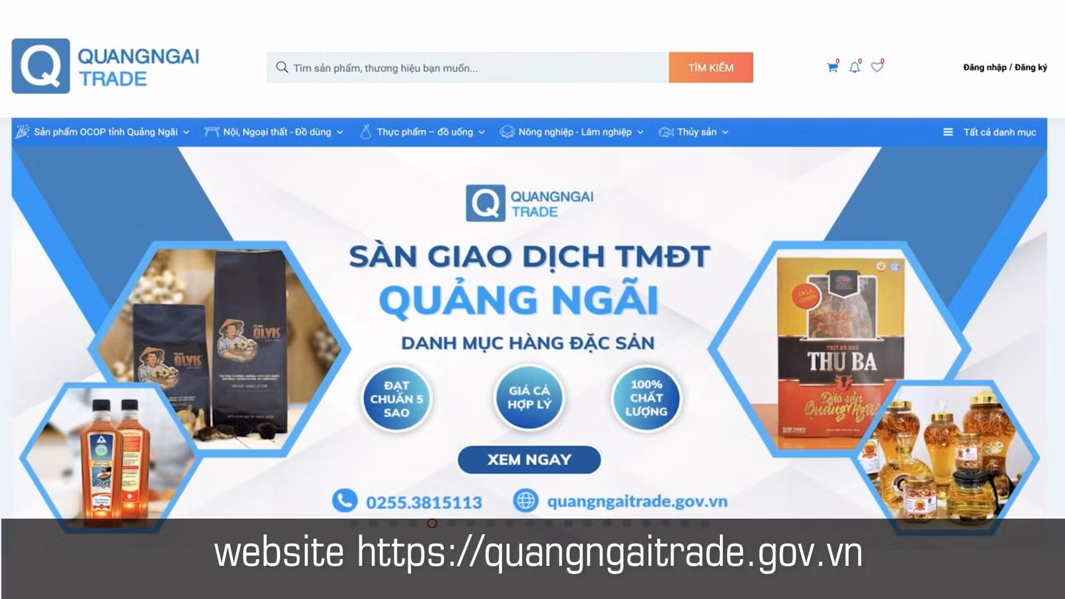 661 sản phẩm công nghiệp nông thôn tiêu biểu, sản phẩm đặc trưng vùng miền của Quảng Ngãi được đưa lên sàn giao dịch thương mại điện tử của tỉnh. 661 sản phẩm công nghiệp nông thôn tiêu biểu, sản phẩm đặc trưng vùng miền của Quảng Ngãi được đưa lên sàn giao dịch thương mại điện tử của tỉnh.