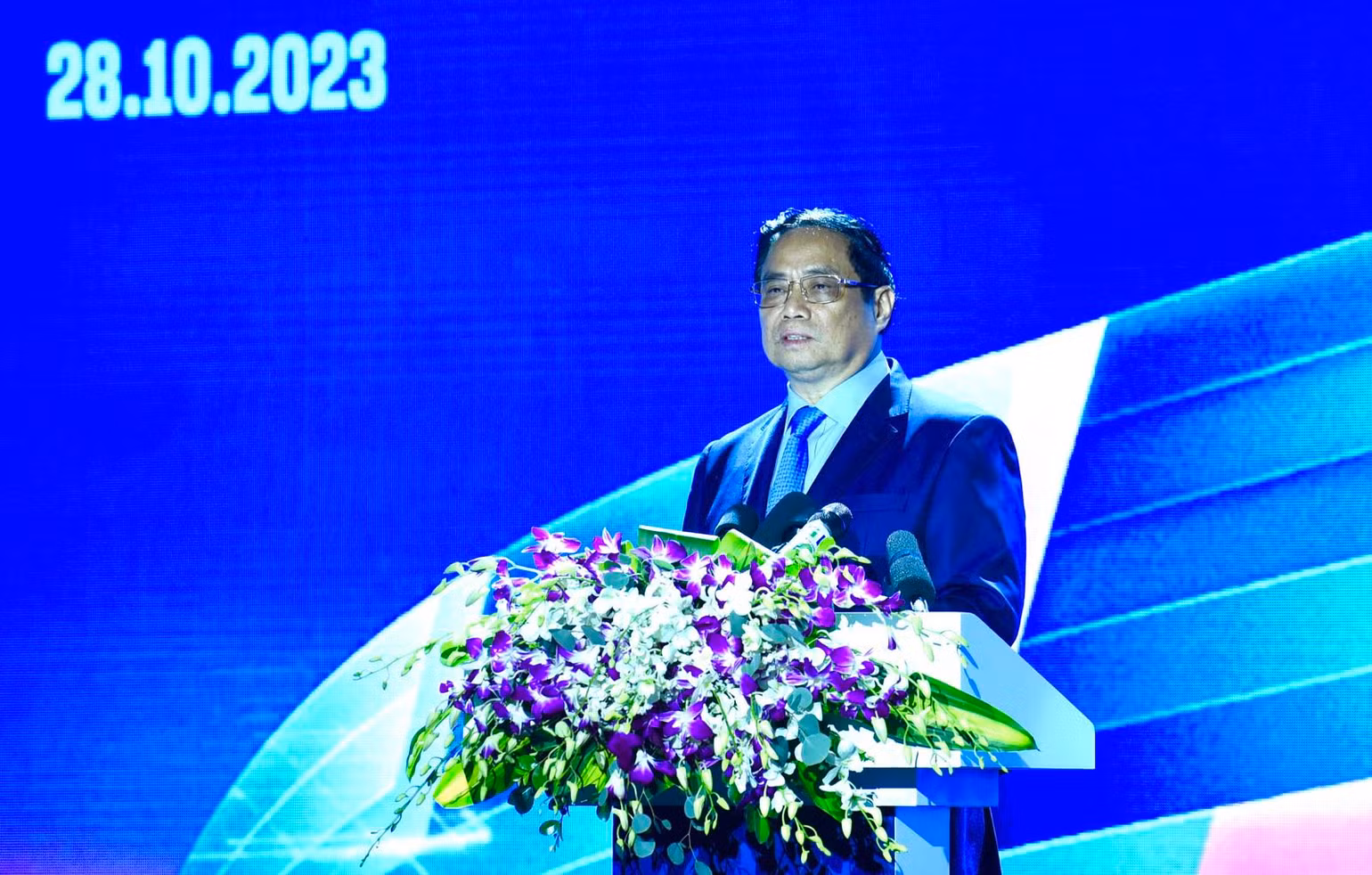 Thủ tướng Phạm Minh Chính phát biểu tại sự kiện.
