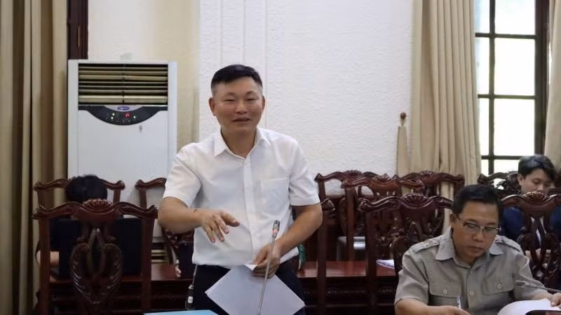 Đại biểu phát biểu ý kiến tại hội thảo.