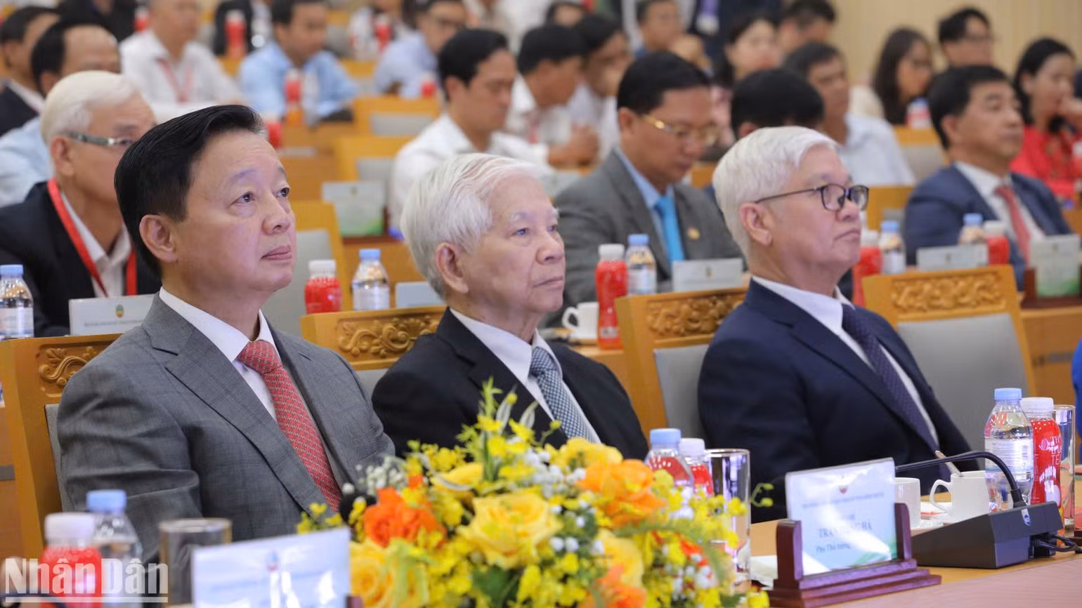 Các đại biểu dự Hội nghị công bố Quy hoạch tỉnh Bình Phước thời kỳ 2021-2030, tầm nhìn đến năm 2050.