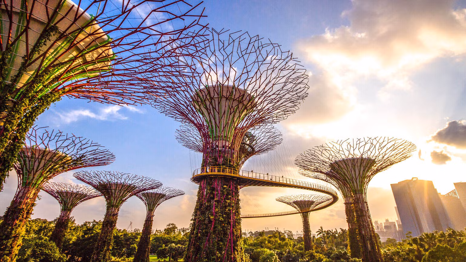 Garden by the Bay khu vườn khổng lồ nằm ngay tại trung tâm thành phố Singapore. (Ảnh: Tổng cục Du lịch Singapore) Garden by the Bay khu vườn khổng lồ nằm ngay tại trung tâm thành phố Singapore. (Ảnh: Tổng cục Du lịch Singapore)