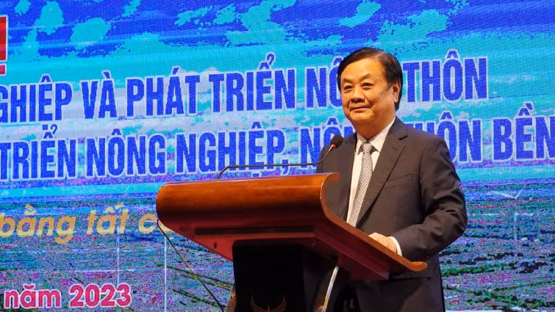 Bộ trưởng Lê Minh Hoan phát biểu tại Hội nghị. Bộ trưởng Lê Minh Hoan phát biểu tại Hội nghị.
