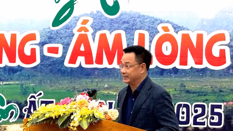 Bí thư Tỉnh ủy Quảng Bình Lê Ngọc Quang phát biểu tại chương trình Bí thư Tỉnh ủy Quảng Bình Lê Ngọc Quang phát biểu tại chương trình
