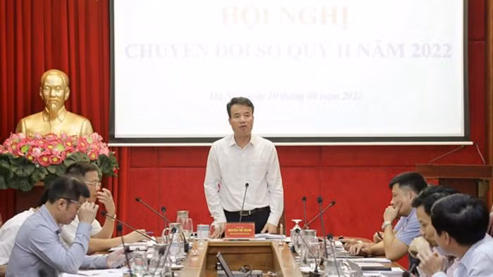 Tổng Giám đốc Nguyễn Thế Mạnh phát biểu tại hội nghị (Ảnh: VSS).