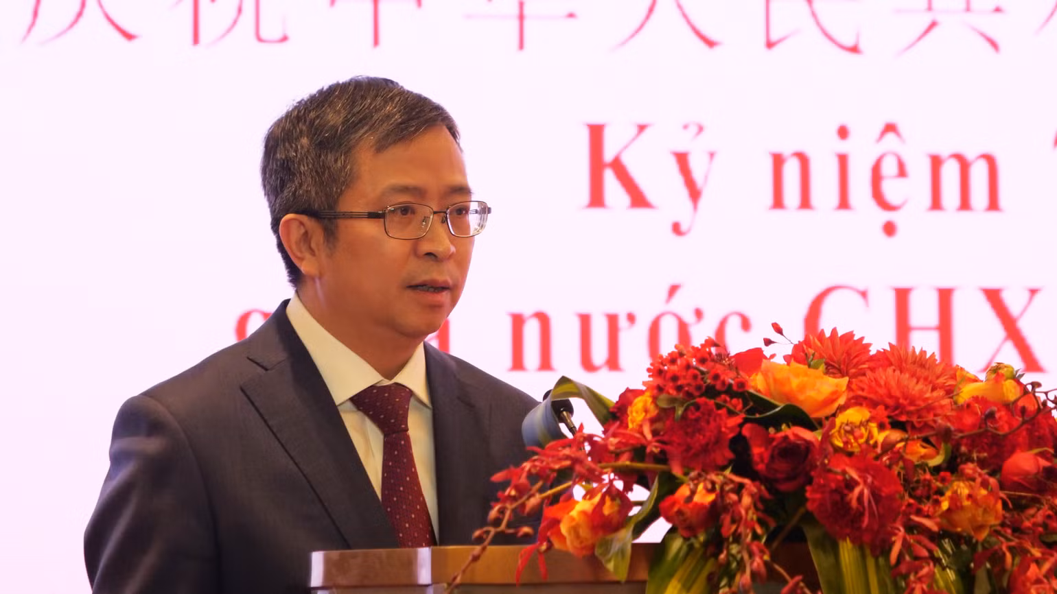 Đại sứ Phạm Thanh Bình phát biểu tại Lễ kỷ niệm. Đại sứ Phạm Thanh Bình phát biểu tại Lễ kỷ niệm.