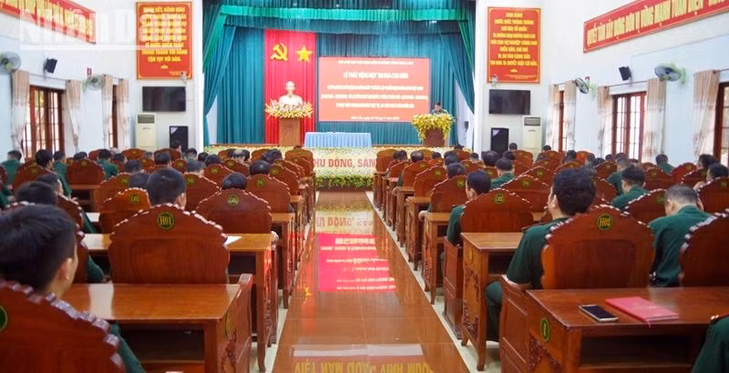 Quang cảnh buổi lễ.
